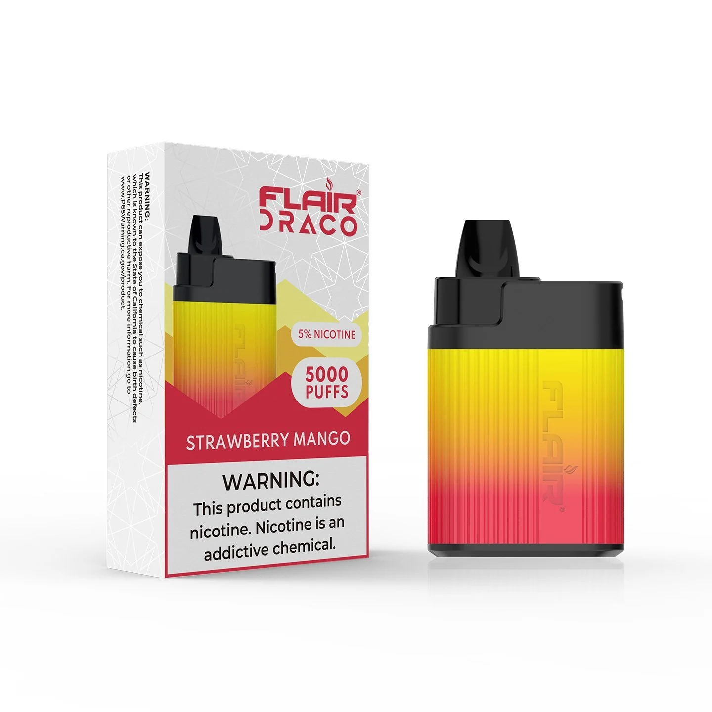 Flair Draco Strawberry Mango 5000 Puffs