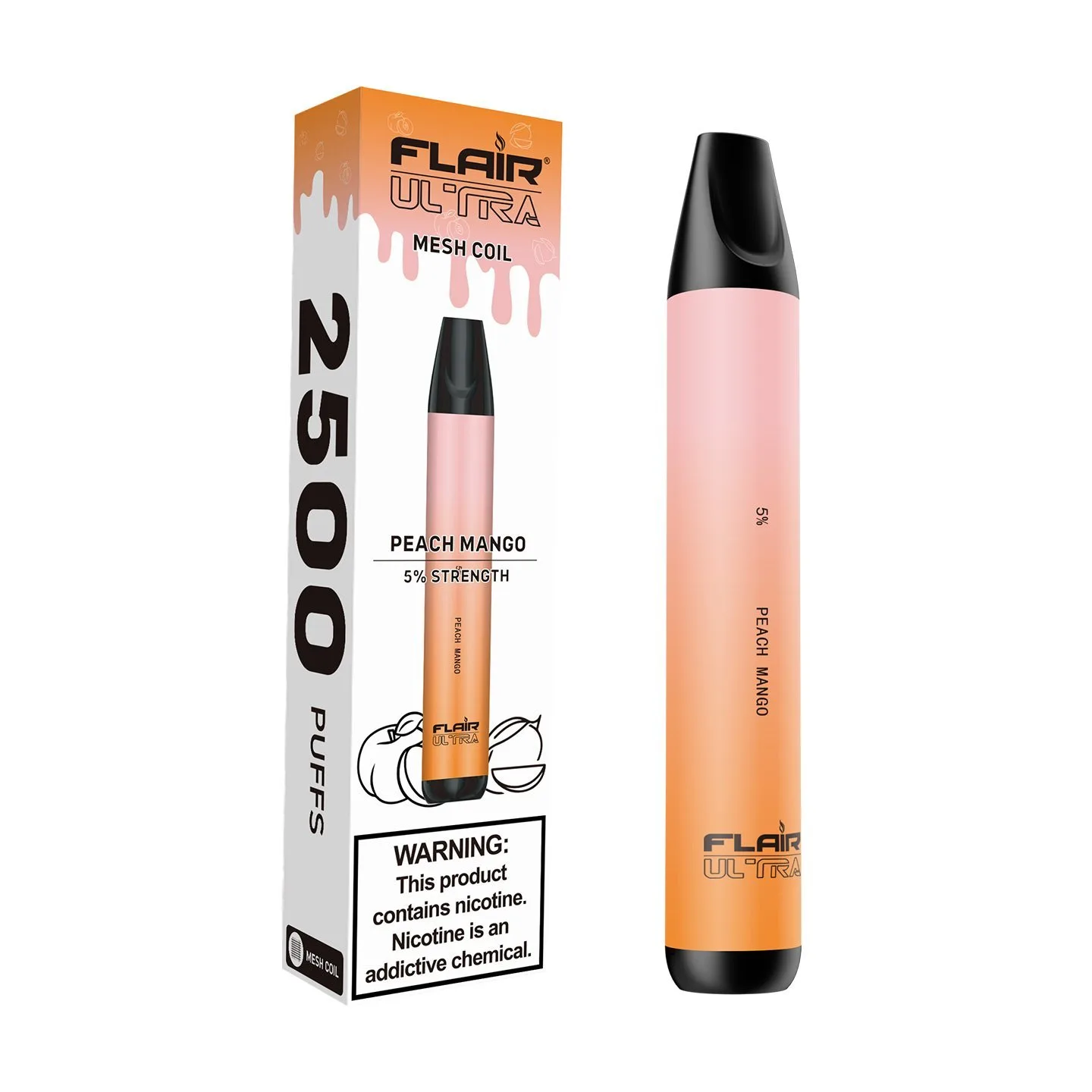 Flair Ultra Peach Mango 2500 Puffs