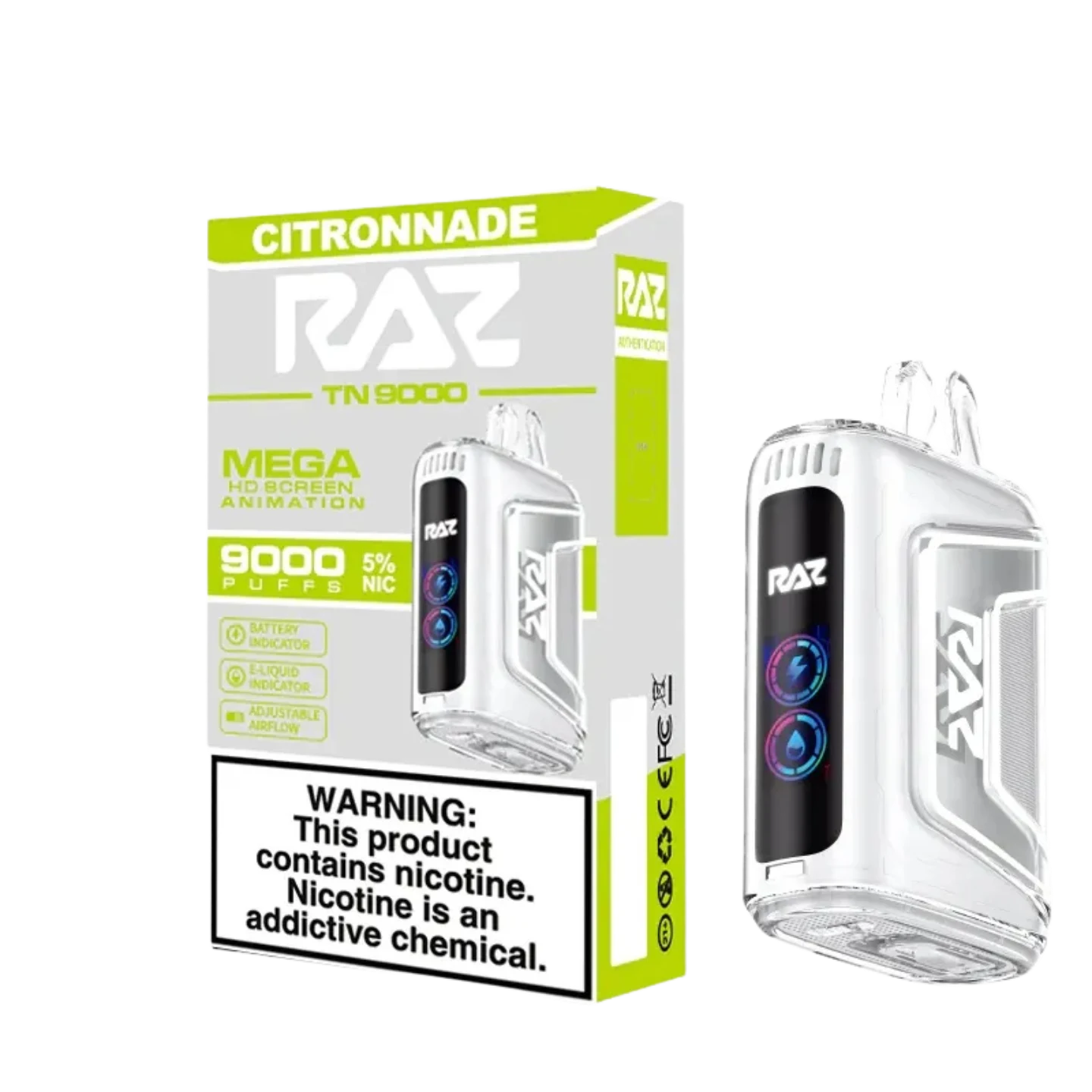 Raz TN 9000 Puffs Citronnade