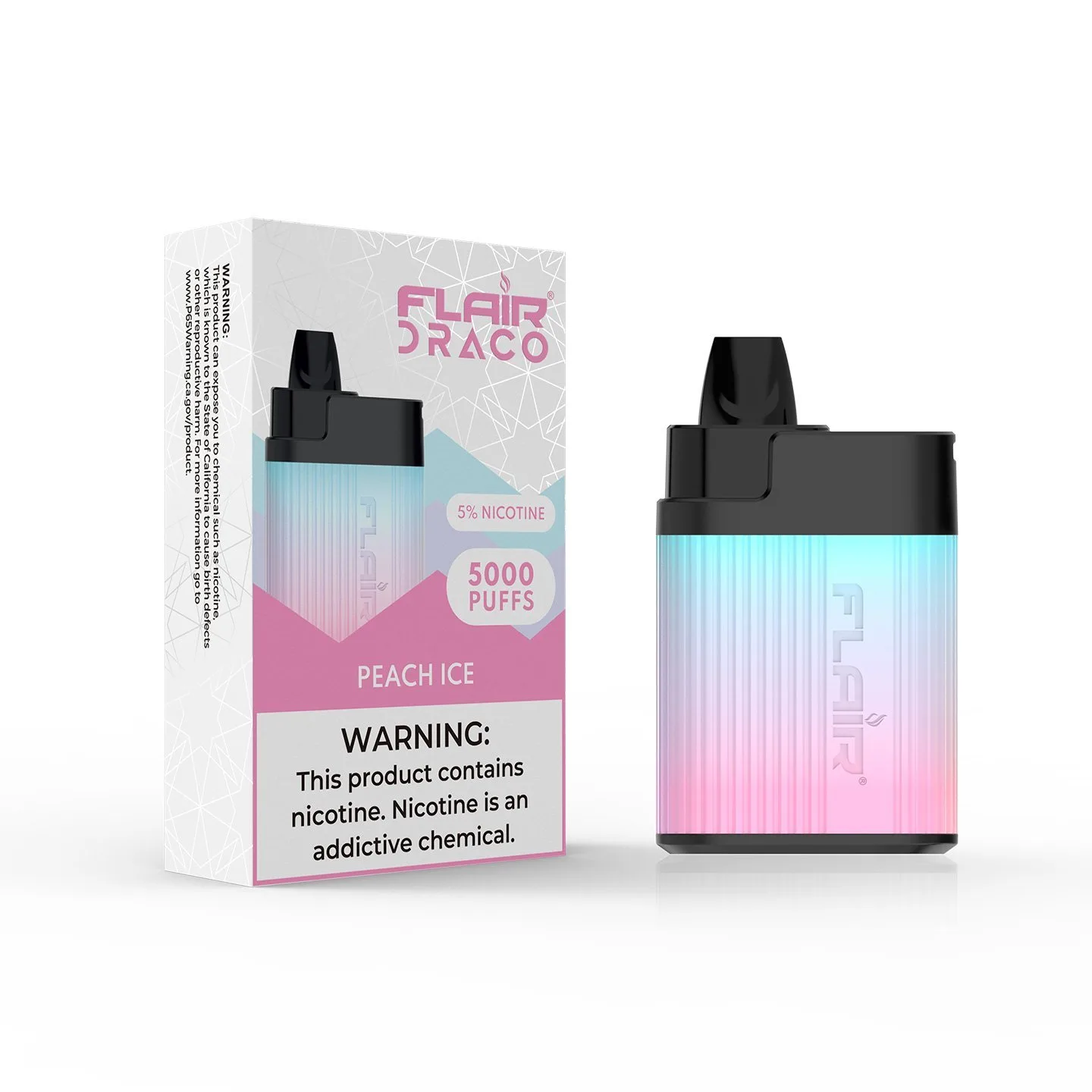 Flair Draco Peach Ice 5000 Puffs