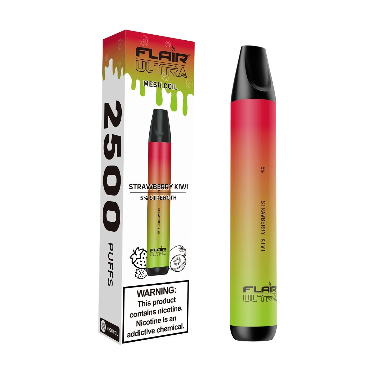 Flair Ultra Starwberry Kiwi 2500 Puffs
