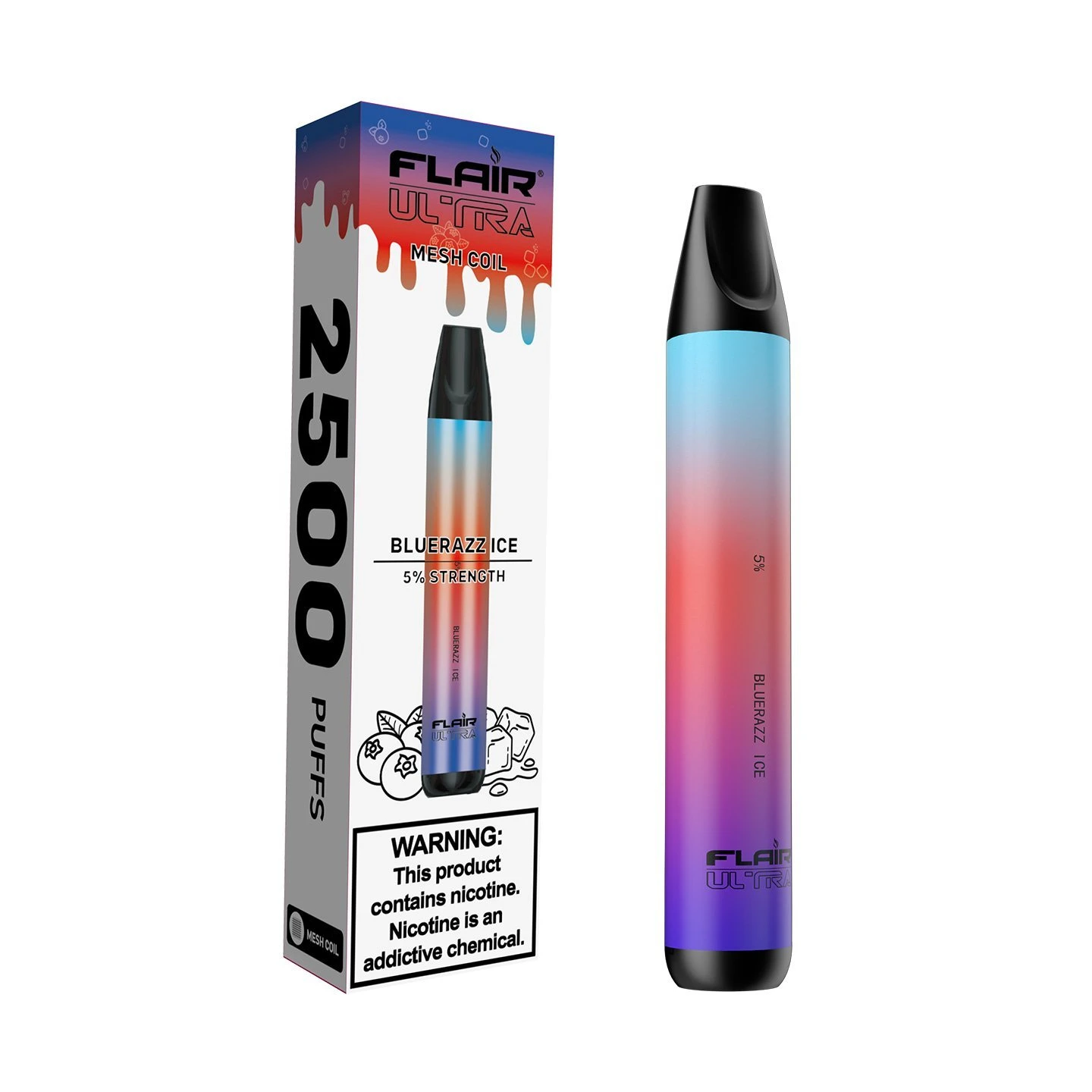 Flair Ultra Blue Razz Ice 2500 Puffs