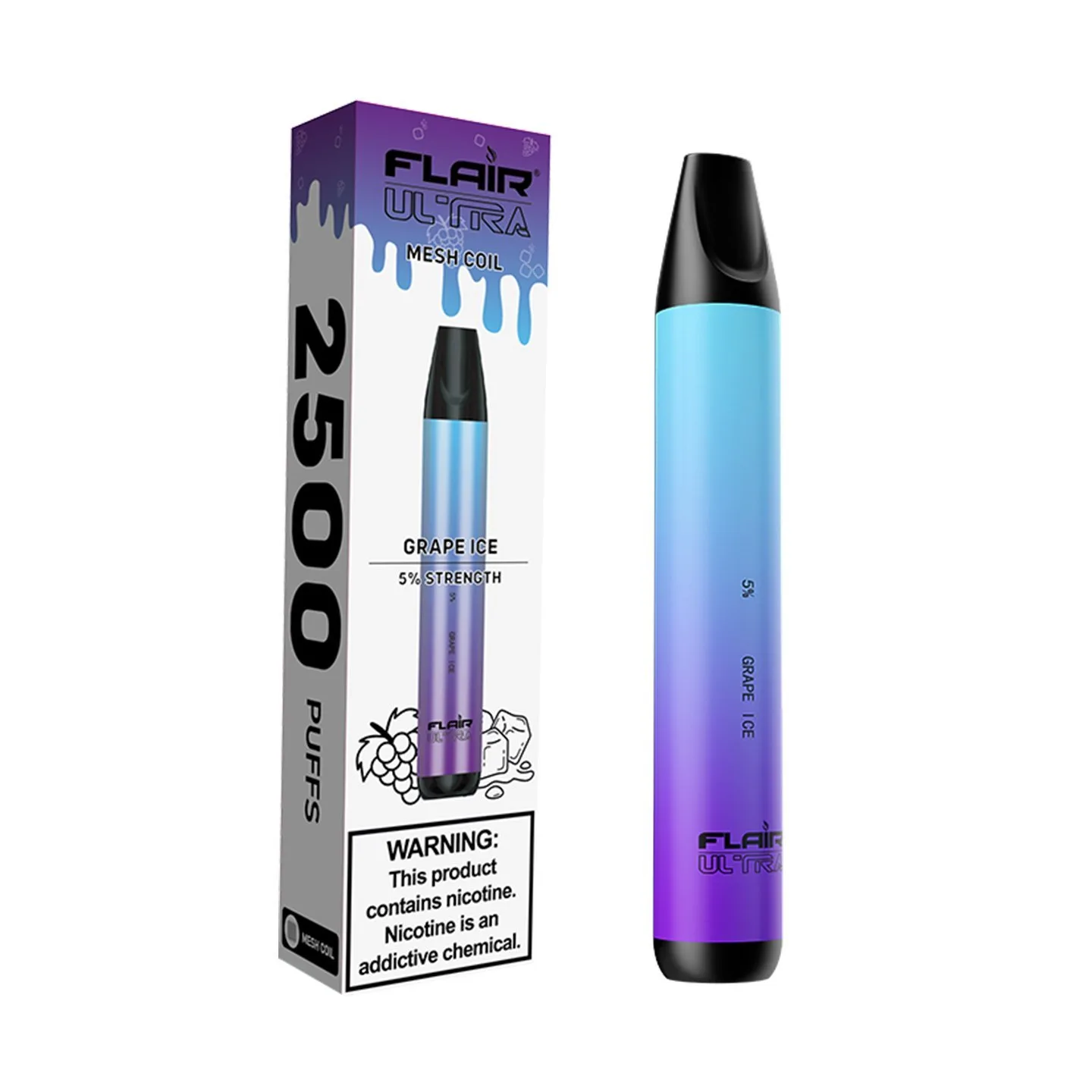 Flair Ultra Grape Ice 2500 Puffs