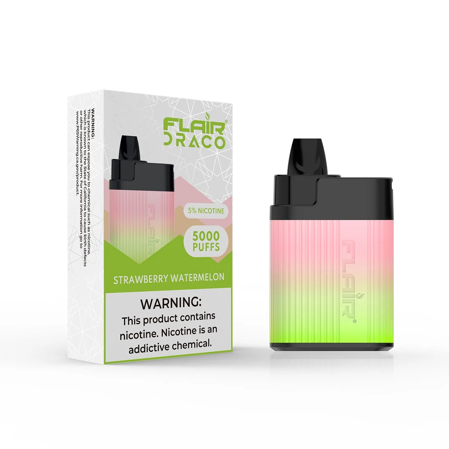 Flair Draco Strawberry Watermelon 5000 Puffs