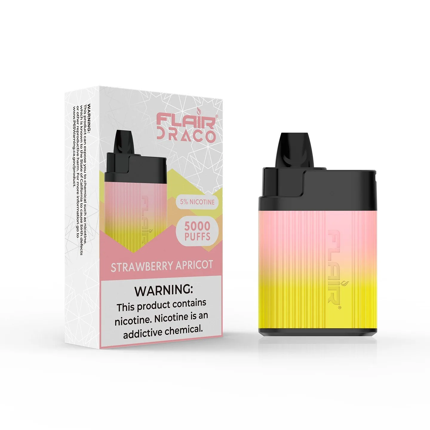 Flair Draco Strawberry Apricot 5000 Puffs