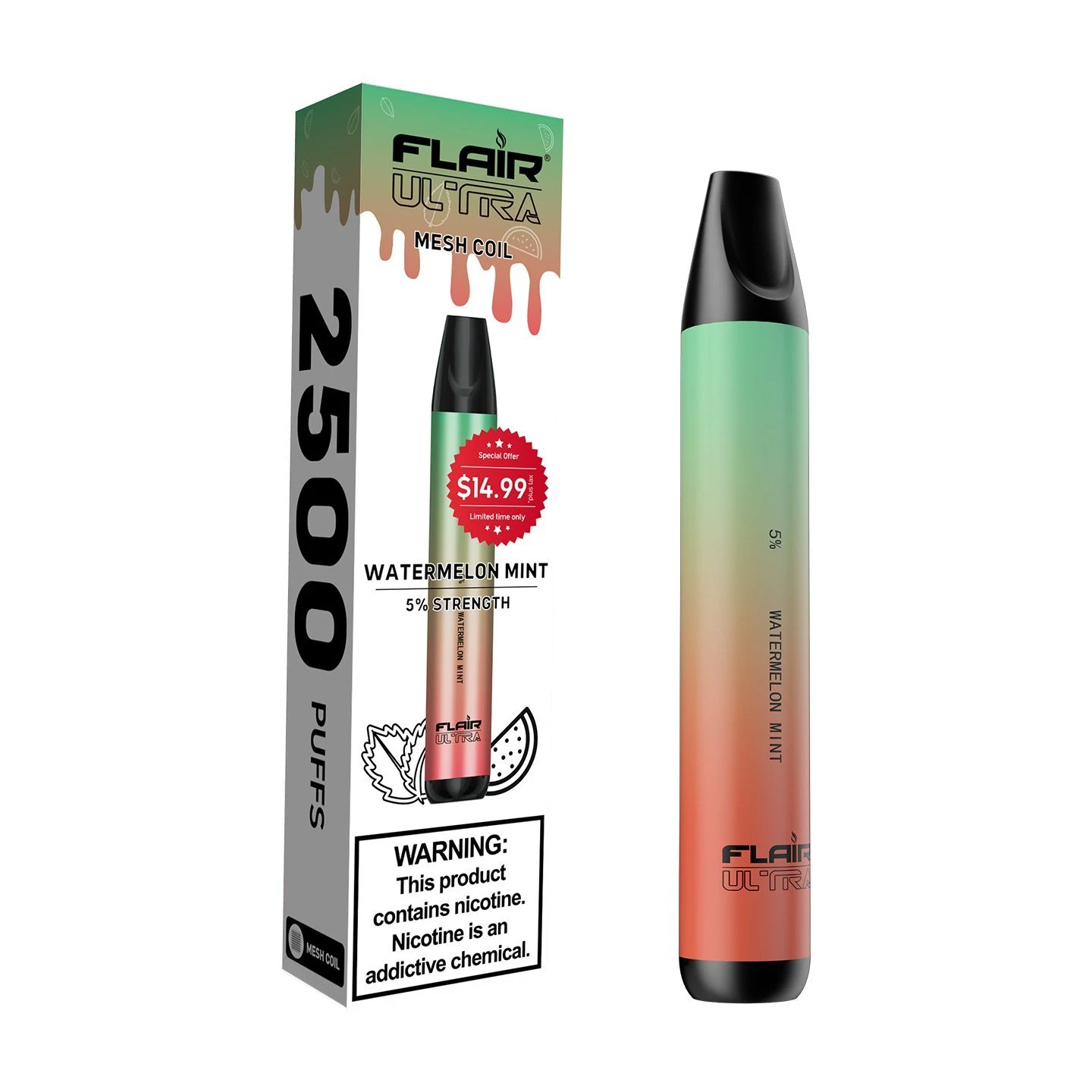 Flair Ultra Cool Mint 2500 Puffs