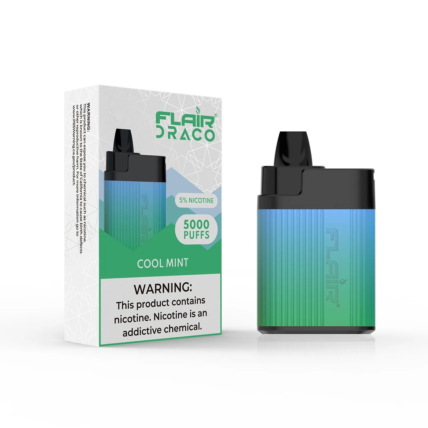 Flair Draco Cool Mint 5000 Puffs